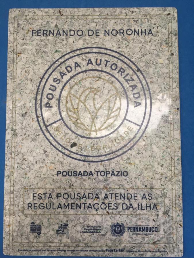 Pousada Topazio Fernando de Noronha Dış mekan fotoğraf